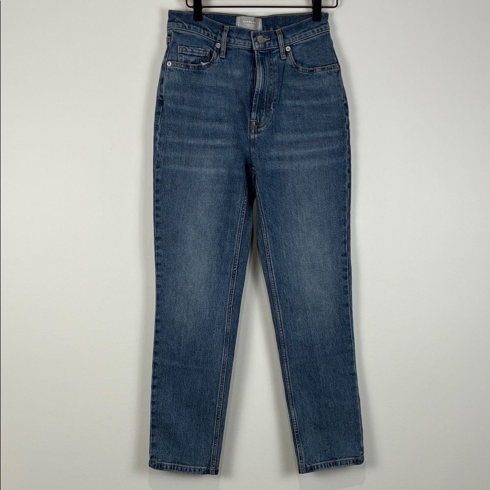 Everlane Womens 25 Regular Original Cheeky Jeans Organic Cotton Straight Capsule